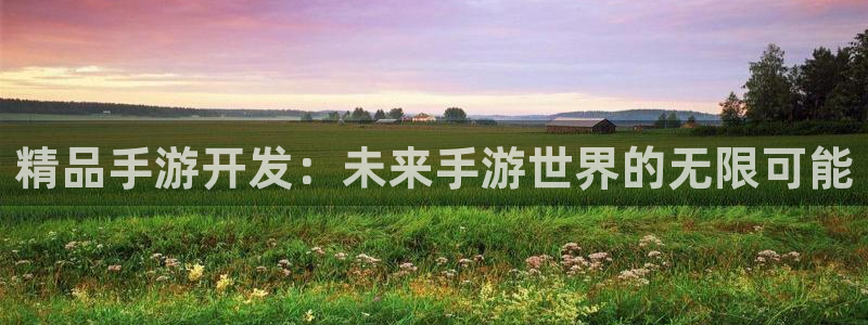 V8娱乐：精品手游开发：未来手游世界的无限可能